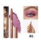 Shimmer Cream Eyeshadow Stick, Waterproof Metallic Eye Shadow Crayon, Blendable & Long-Lasting
