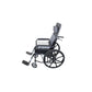 Foldable Manual Wheelchair with Flip Armrests and Solid Tires