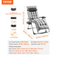 Zero Gravity Recliner Lounge Chair – Adjustable Padded Anti-Gravity Chair with Cushion, Footrest & Cup Holder