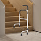Adjustable Stair Climbing Assist Cane for Seniors, Lightweight Aluminum Walking Aid, Ergonomic Soft Handle, Non-Slip Feet, 300 lb Capacity