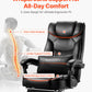 Ergonomic Executive Office Chair, 300/400 lb Capacity PU Leather Reclining Chair with Adjustable Height