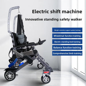 Smart Electric Standing Rehabilitation Wheelchair and Walking Aid