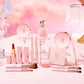 18-Piece Butterfly Makeup Gift Set with Lighted Mirror, Eyeshadow, Blush & Lip Palette