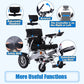 Automatic Folding Lightweight Aluminum Electric Wheelchair with Remote Control