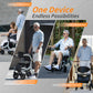 Coolfull Electric Rollator Walker with Seat Lightweight Walking Assist Device
