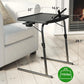 Adjustable Folding TV Tray Table – 6 Height Settings, 3 Tilt Angles, Cup Holder for Bed & Sofa, 1 or 2 Pack