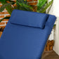 Outdoor PE Rattan Reclining Sofa – Adjustable Patio Lounge Couch with Cushion, Armrests, Headrest & Rolling Wheels, Brown