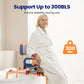 Sliding Shower Chair with Swivel Seat – Height Adjustable Tub Transfer Bench with Armrests, Padded Seat & Safety Belt