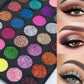 35-Color Glitter Eyeshadow Palette, Metallic Shimmer & Sequins, Highly Pigmented Waterproof Long-Lasting Eye Makeup