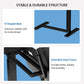Adjustable Overbed Table with Wheels – Height Adjustable Tilt-Top Bedside Laptop Desk, Mobile Standing Table for Bedroom