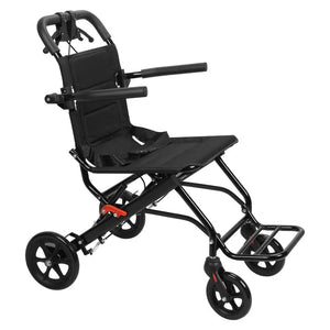 Lightweight Foldable Transport Wheelchair for Adults – Compact Portable Travel Chair for Narrow Doorways