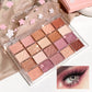 20-Color Cherry Blossom Eyeshadow Palette, Matte & Glitter Pink and Brown Tones, Long-Lasting Pigmented Eye Makeup