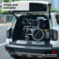 Lightweight Foldable Manual Wheelchair with 24-Inch Wheels and Toilet Function