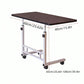 Adjustable Height Rolling Computer Desk with Wheels – Folding Mobile Workstation with Storage Shelf for Office, Bedside & Small Spaces