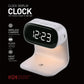 Digital Alarm Clock with Wireless Fast Charging Station, Touch Bedside Lamp & 3-Color Adjustable Night Light