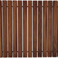 Solid Teak Wood Bath Mat, Non-Slip Wooden Shower Floor Mat with Rubber Feet for Sauna, Pool, Hot Tub & Entryway