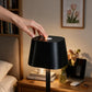 Rechargeable LED Square Table Lamp, Aluminum, 5200mAh Battery, USB-C Charging, Touch Dimming, IP54, Non-Slip Base