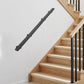 Stainless Steel Stair Handrail – 72" Modern Rectangle Stair Railing, 200 lbs Capacity, Indoor & Outdoor