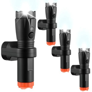 3-in-1 Plug-In Emergency Flashlight & LED Night Light with Motion Sensor, Rechargeable Power Outage Light for Home Safety
