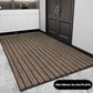 Large Striped Non-Slip Floor Mat, Waterproof Stain-Resistant Easy-Clean Entrance Rug for Hallway, Kitchen & Bathroom