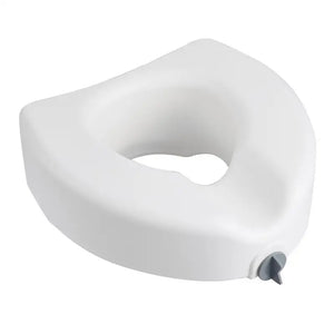 Raised Toilet Seat, 350 lbs Capacity, 5-Inch Lift Height, Commode Elevated Toilet Seat Riser with Enlarged Opening for Senior