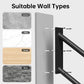 20" U-Shaped Stair Handrail for 1–3 Steps – Heavy Duty Wall-Mounted Safety Grab Bar for Indoor & Outdoor Stairs