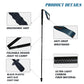 Ultra-Light T800 Carbon Fiber Foldable Trekking Pole – 5-Section Compact Hiking & Walking Stick