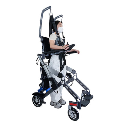 Smart Electric Standing Rehabilitation Wheelchair and Walking Aid