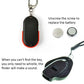 Anti-Lost Key Finder with Whistle Sound Activation, LED Flashing Beep Alarm Keychain Locator for Keys & Personal Items
