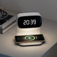 Digital Alarm Clock with Wireless Fast Charging Station, Touch Bedside Lamp & 3-Color Adjustable Night Light