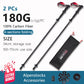 2-Pack Ultra-Light Carbon Fiber Foldable Trekking Poles – Adjustable 4-Section Hiking Sticks with EVA Grip