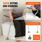 Adjustable Toilet Safety Rails – Width & Height Adjustable Bathroom Support Frame, Fits Most Toilets, 300 lb Capacity