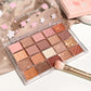 20-Color Cherry Blossom Eyeshadow Palette, Matte & Glitter Pink and Brown Tones, Long-Lasting Pigmented Eye Makeup