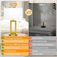 Touch Control Table Lamps Set of 2, 3 Color Temperatures, Stepless Dimming, Dual USB Ports and AC Outlet, Modern Bedside Lighting