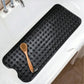 Extra Large Non-Slip Bathtub & Shower Mat 40x16 Inch, PVC Bath Mat with Suction Cups & Drain Holes, Machine Washable