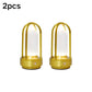 Rechargeable Aluminum Cross Table Lamp, Touch Control, Non-Slip Rubber Base for Bedroom and Dining Room Ambient Lighting