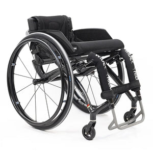 Carbon Fiber Sports Wheelchair with Foldable Backrest and Quick Release Wheels