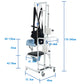 Electric Patient Transfer Lift Chair and Stretcher Bed