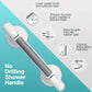 12" Suction Cup Shower Grab Bars 2-Pack – No-Drill Bathroom Safety Handles for Bathtub, Shower & Toilet