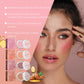 Shimmer Cream Blush with Hyaluronic Acid, Fine Glitter Cheek Color, Long-Lasting Radiant Finish