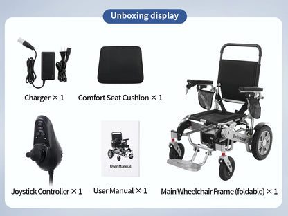 Heavy-Duty 4-Wheel Mobility Scooter for Seniors – 418 lbs Capacity, 12.4 Mile Range, Tight Turning Radius, Electric Travel Scooter