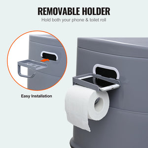 Portable Camping Toilet with 1.3-Gallon Detachable Bucket – Compact Travel Porta Potty for Camping, RV & Outdoor Use