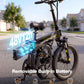 Z20 Folding Electric Bike for Adults – 1200W Peak Motor, 48V 12Ah Removable Battery, 20" Fat Tires, 28 MPH