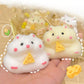3-Inch Hamster Squishy Toy, 1-Piece Soft Sensory Squeeze Fidget for Adults & Teens