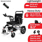 Lightweight Folding Aluminum Alloy Electric Wheelchair for Travel
