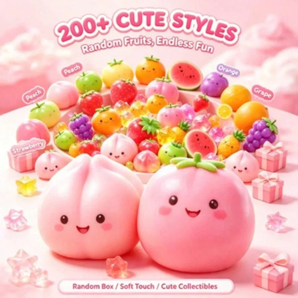 Kawaii Food Squishy Blind Box, Slow-Rising Sensory Squeeze Fidget Toy, Random Style