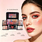 All-in-One Makeup Gift Set with Eyeshadow Palette, Lipstick & Blush