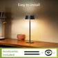 Cordless Rechargeable LED Table Lamp with 2 Height Settings and Touch Control