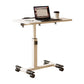 Adjustable Overbed Table with Wheels – Tilting Desktop, Height Adjustable Mobile Bedside Table & Rolling Standing Desk