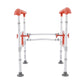 Adjustable Toilet Safety Rail with Non-Slip Handrails – Rotatable Clamps, 330 lb Capacity, Fits Most Toilets